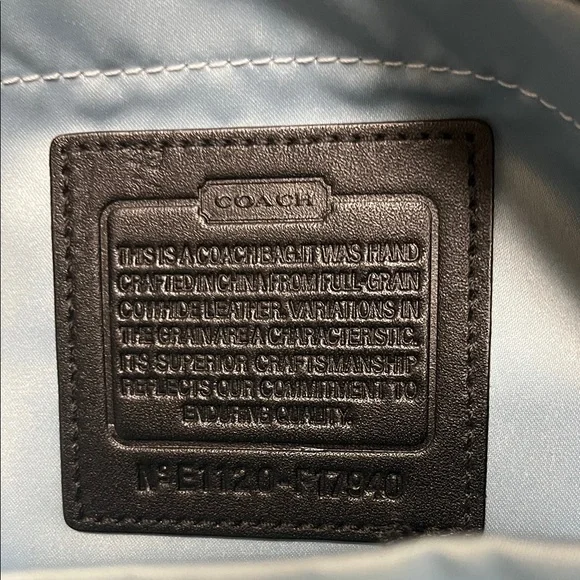 Coach Shiny Black Leather Tote - Picture 5 of 5